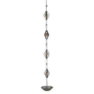 tagltd Geo Rain Chain Downspout Outdoor Use 102 inches - 1 of 2