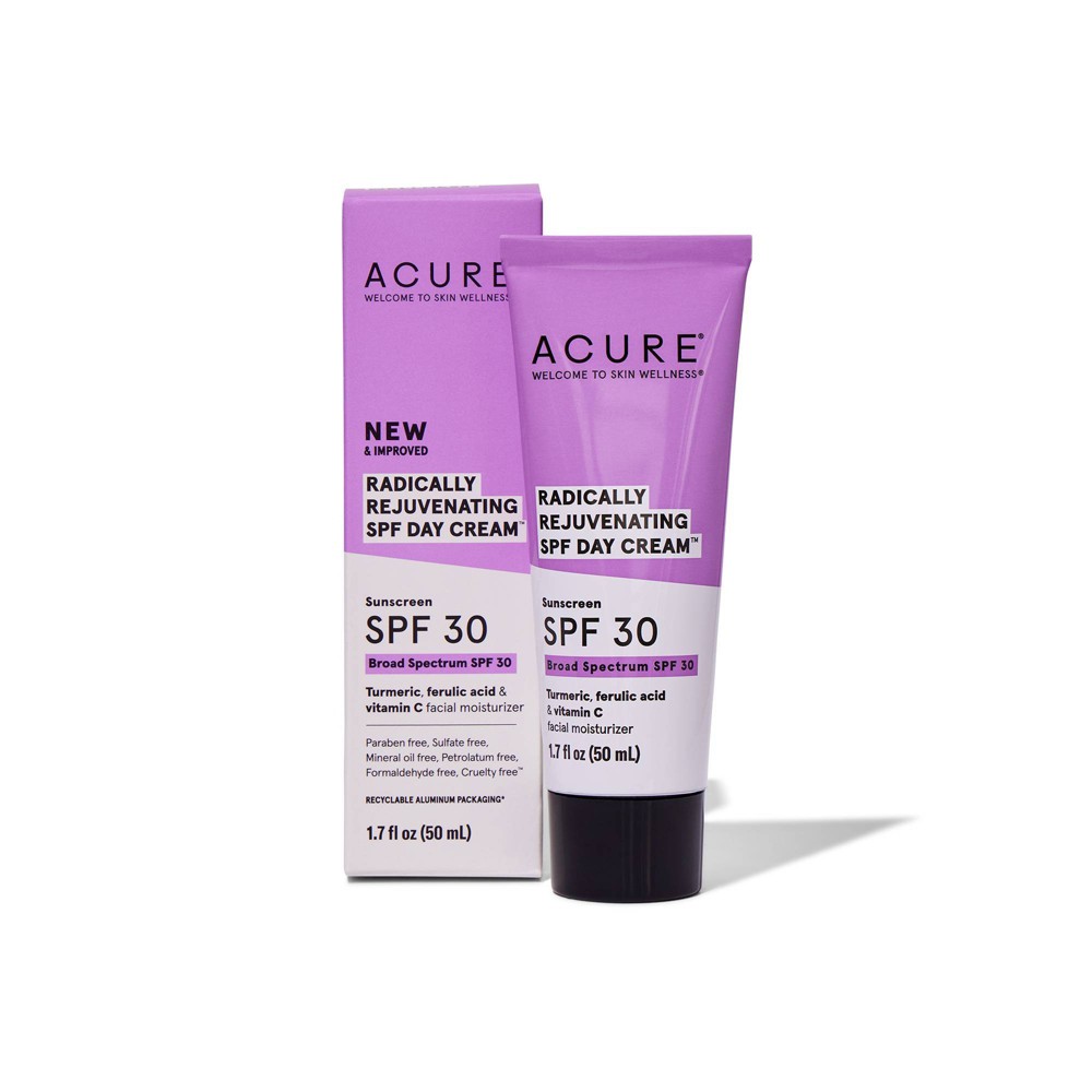 Photos - Cream / Lotion Acure Radically Rejuvenating Day Face Cream - SPF30 - 1.7 fl oz 