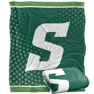 Stetson University Logo Dots Silky Touch Blanket White 50x60 - 1 of 4