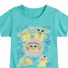 Girls' - The Mandalorian - Grogu Stickers Fitted Short Sleeve Graphic T-Shirt - 2 of 4