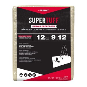 Trimaco SuperTuff 9 ft. W X 12 ft. L 12 oz Canvas Drop Cloth 1 pk - 1 of 1