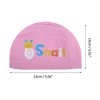 Unique Bargains Kid's Knitted PU Snail Swim Cap 1 Pc - 4 of 4
