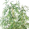 7ft Artificial Curved Slim Bamboo Silk Tree in Pot - Nearly Natural: Indoor Decorative Faux Flora - image 2 of 3