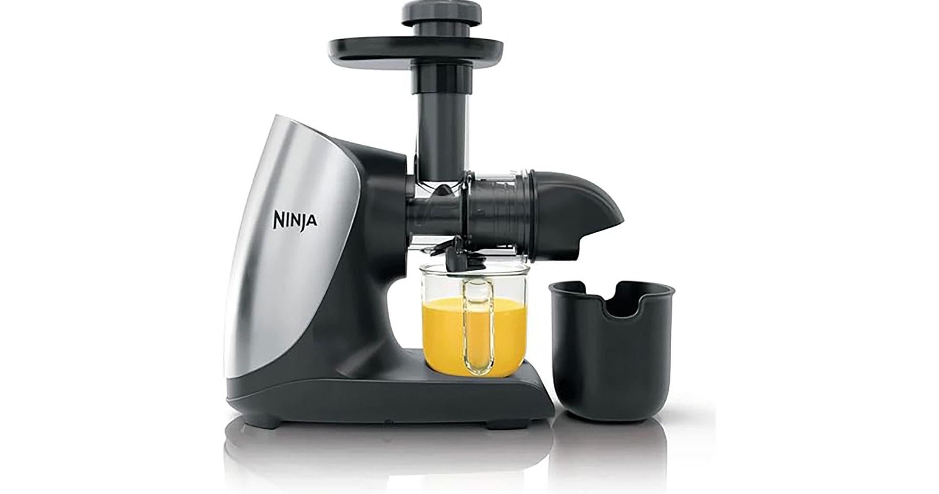 Ninja Cold Press Juicer Pro Powerful Slow Juicer, Cloud Silver (Refurbished)