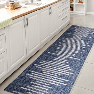 JONATHAN Y Zolak Berber Stripe Geometric Indoor/Outdoor Area Rug - 1 of 4