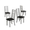 5-Piece Dining Set with High Back Chair and Storage Box - 3 of 4