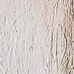 white cabinet body + dark walnut panel