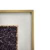 S/2 23.6x23.6inLillian Purple Crystal Shadow Boxes Wall D¨¦cor - 4 of 4
