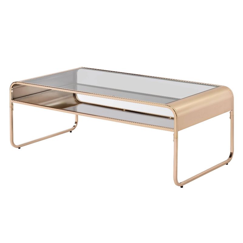Milrix Coffee Table with Glass Top - miBasics, 5 of 6