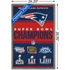 Trends International NFL New England Patriots - Champions 23 Framed Wall Poster Prints - 3 of 4