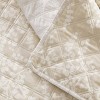 Martha Stewart 50"x70" Layered Branches Throw Blanket Beige - 4 of 4