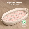KeaBabies Organic Bassinet Sheet for Baby Girls, Boys, 2-Pack Soothe Bassinet Fitted Sheets, Bedside Bassinet Mattress Sheet - 2 of 4