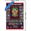 Trends International NFL League - Super Bowl LIX Ticket Collage Framed Wall Poster Prints - 3 of 4
