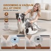 Teendow Dog Grooming Vacuum Kit with 7 Tools, 2L Dust Cup, Pet Hair Clipper & Nail Grinder, 3 Suction Modes, Low-Noise Pet Grooming Vacuum ,Brown - 2 of 4