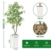 5FT Indoor Artificial Tree with Planter | Realistic Faux Plant for Home, Office, Wedding & Party Decor | Perfect Christmas Gift for Indoor/Outdoor - 2 of 4