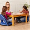 ECR4Kids Hardwood Table with 14in Legs, Kids Furniture, Honey - 4 of 4