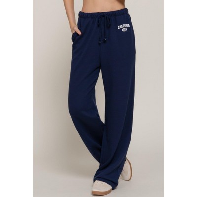 I am a Fashion Junky Waistband Print Detail Sweatpants