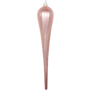 Vickerman Matte Glitter Drop Christmas Ornament - 1 of 3