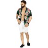 HAPPY BAY Men's Hawaiian Short Sleeve Button Down Shirt Floral Shirt Men Summer Beach Casual Holiday Tropical Shirts for Men Funny - 2 of 4