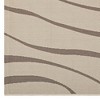 Modway Surge Abstract Area Rug 5x8 – Indoor/Outdoor Swirl Pattern in Light & Dark Beige, Durable Low Pile Polypropylene - 2 of 4