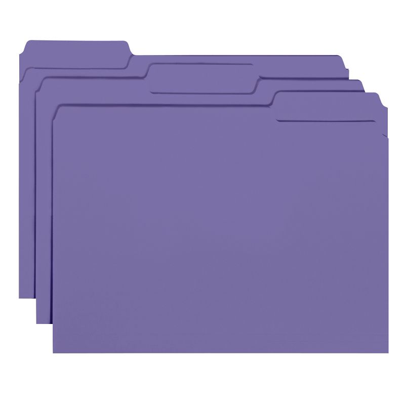 Smead Interior File Folder, 1/3-Cut Tab, Letter Size, 100 per Box, 4 of 7