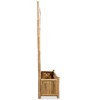 vidaXL Garden Raised Bed Natural Bamboo 27.6 x 11.8 x 53.1 in - 4 of 4