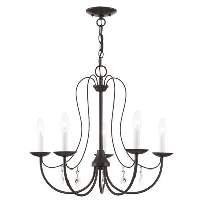 Livex Lighting Mirabella 5 - Light Chandelier in  English Bronze