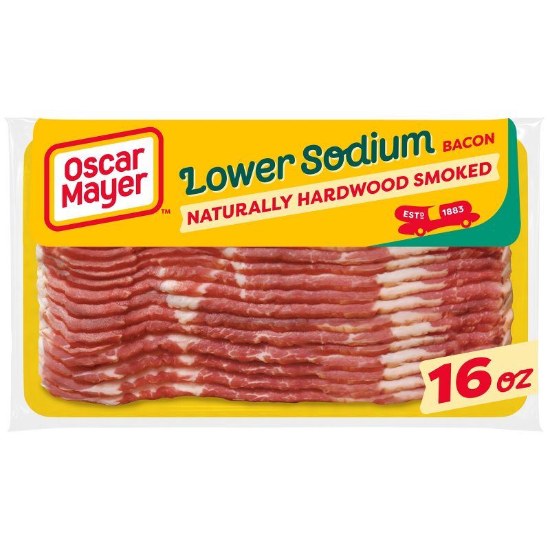 Oscar Mayer Low Sodium Bacon - 1lb, 1 of 13