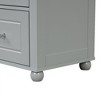NicBex Tall Freestanding Bathroom Storage Cabinet, Modern 2-Drawer Design with Adjustable Shelf, Space-Saving Vertical Storage - 4 of 4