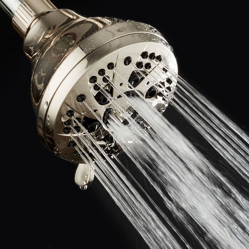 Six Setting High Pressure Luxury Spiral Shower Head with On/Off and Pause Mode - AquaDance, 3 of 8