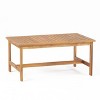Racxily 3pc Patio Dining Sets, Acacia Wood Club Chairs and Coffee Table Set with Cushions, Garden Seating - 4 of 4