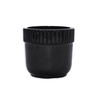 SpassWay 15" Dia Outdoor Indoor Ceramic Planter Pot Decorative Planter with Drainage Hole Patio Flower Pot