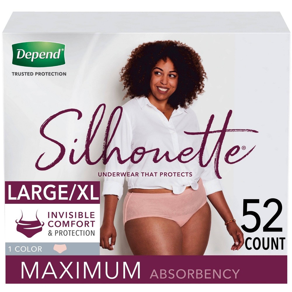 Depend Fit-Flex Incontinence & Postpartum Underwear for Women Large (84 ct.)