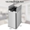Racxily Kitchen Trash Can with Wing Lids, 13.2 Gallon Automatic Garbage Can for Home, Office - 4 of 4