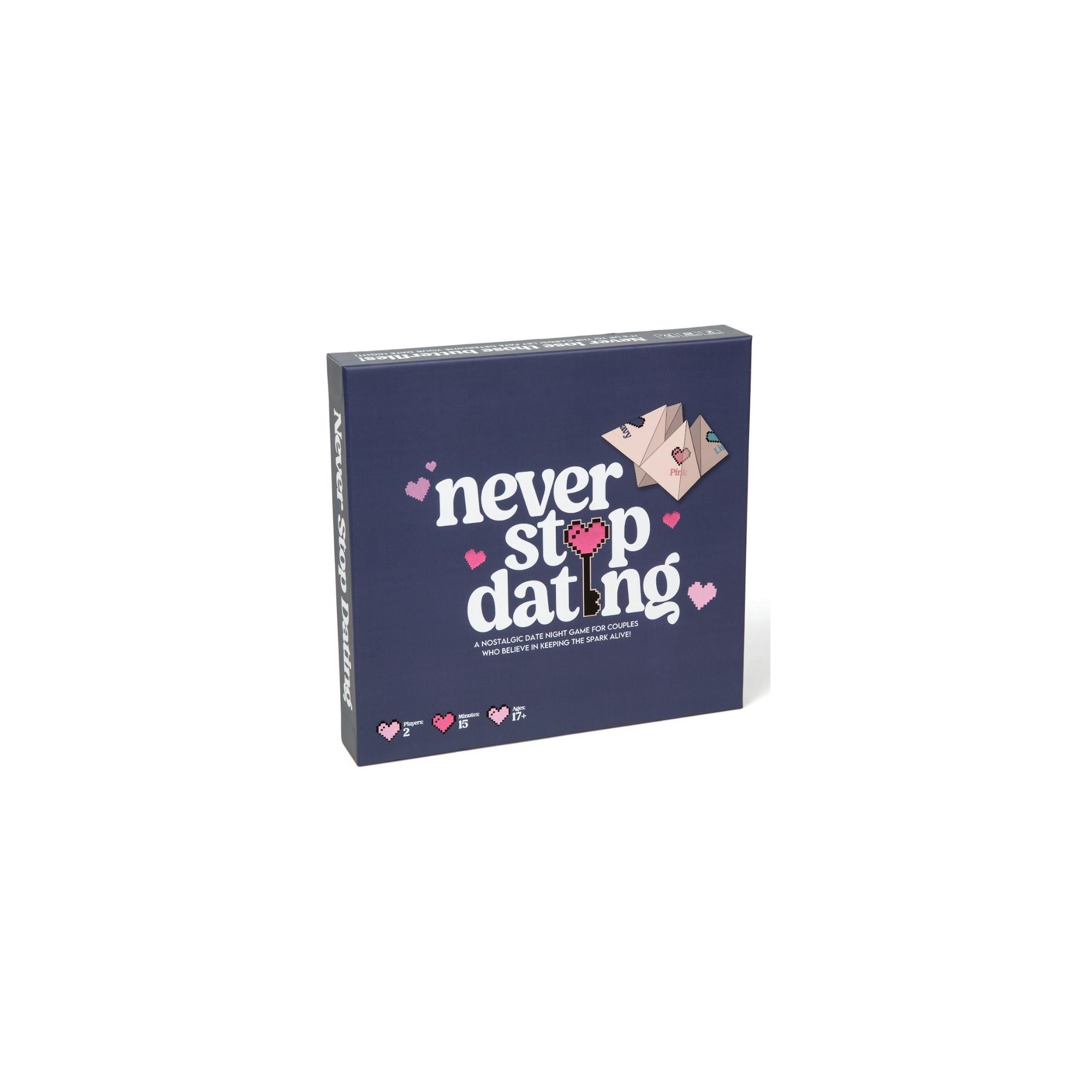 Never Stop Dating - The Ultimate Romantic Date Night Activity Game for Couples - Awesome Gift for Boyfriend, Girlfriend, Husband, Wife or Partner