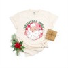 Simply Sage Market Women's Christmas Vibes Santa Short Sleeve Garment Dyed Tee - 3 of 3