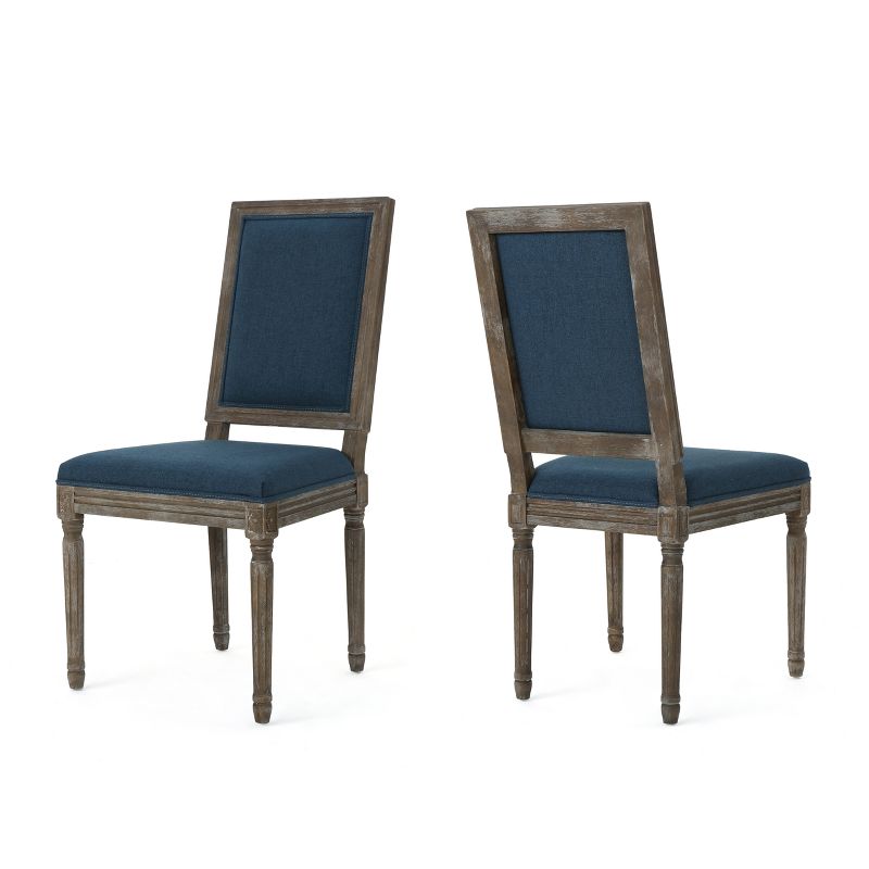 Set of 2 Ledger Traditional Dining Chairs - Christopher Knight Home, 1 of 6