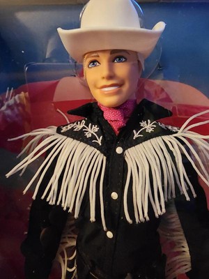 Barbie The Movie Collectible Ken Doll Wearing Black And White Western  Outfit (target Exclusive) : Target