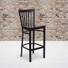 Flash Furniture School House Back Metal Restaurant Barstool - 2 of 4