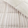Sapphtopaz 3-Peice Faux Fur Comforter Set, All-Over Pleated Fur Bedding Set with Matching Shams, Hypoallergenic Polyester, OEKO-TEX Certified - 3 of 3