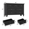 7 Drawer Dresser for Bedroom, Chest of Drawers with Deep Drawers, Closet Dressers with Metal Handle, Thickened Desktop - 2 of 4