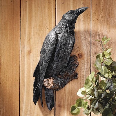 Design Toscano The Raven's Perch Wall Sculpture : Target