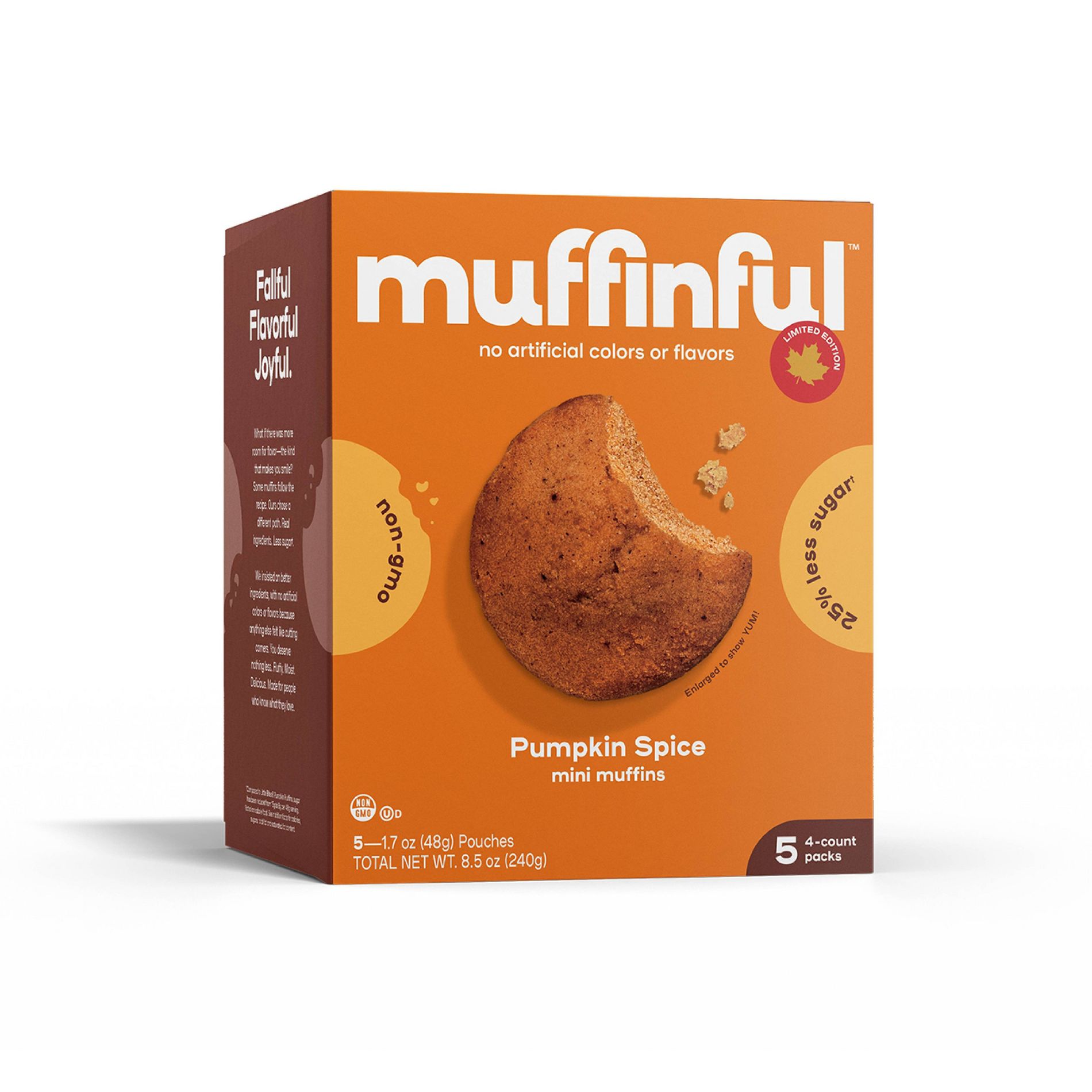 Bakeful Muffinful Pumpkin Mini Muffins - 8.5oz