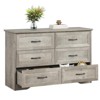 COZONY 5/6 Drawer Dresser with Wide Metal Handle, Farmhouse Modern Wood Chest for Bedroom & Living Room - 2 of 4
