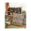 tagltd 16" x 24" Black Floral Throw Pillow - 2 of 2