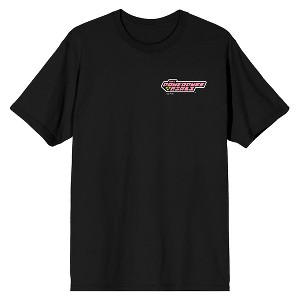 Powerpuff Girls Blossom Is The Self-Proclaimed Leader Crew Neck Short Sleeve Men's Black T-shirt - 1 of 4