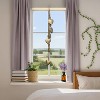 Royal Hampton 6 Heart Shape Iron Bells on 35 Inch Jute Hanging Rope, Antique Gold Wall Decor - 4 of 4