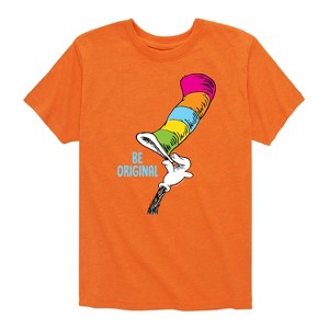 Boys' - Dr. Seuss - Cat in The Hat Be Original Short Sleeve Graphic T-Shirt - 1 of 4
