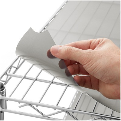 Shelf Liners For Wire Shelving, Clear Plastic, 36w X 24d, 4/pack, STORAGE  SHELVING 