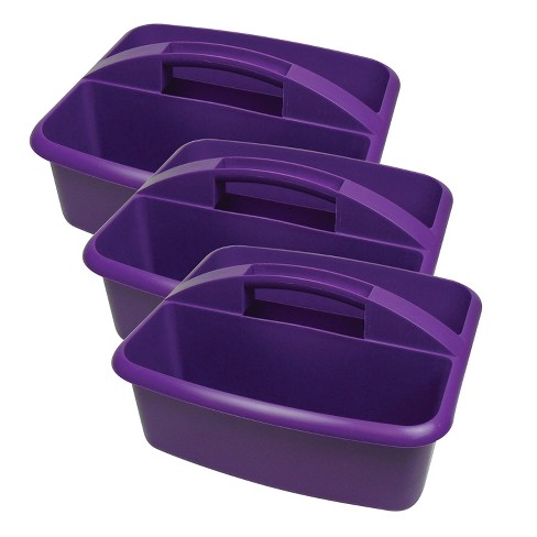 Romanoff Large Utility Caddy, Purple, Pack of 3